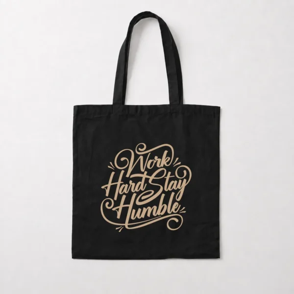 توت بگ تایپوگرافی Work Hard Stay Humble کد 21573