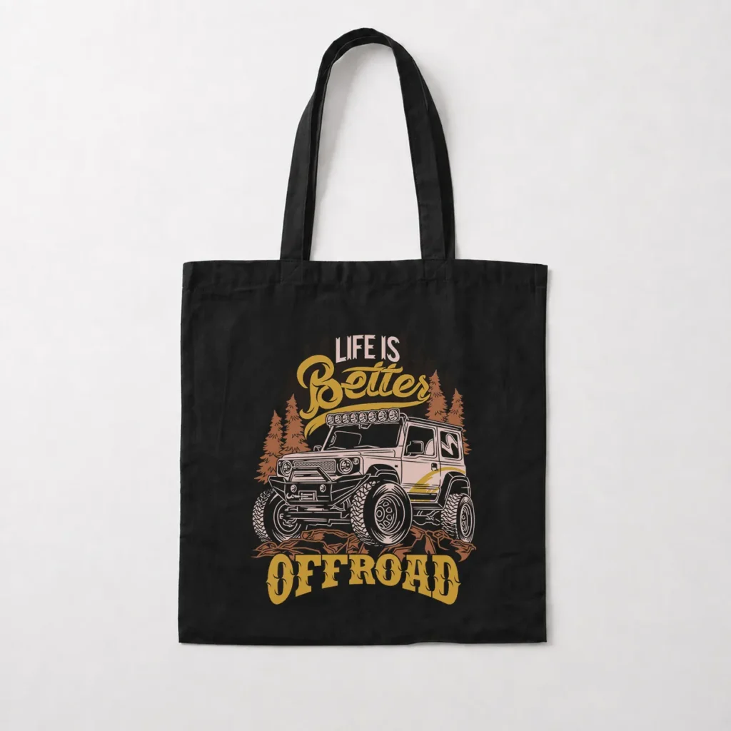 توت بگ آفرود طرح Life Is Better Offroad کد 21584
