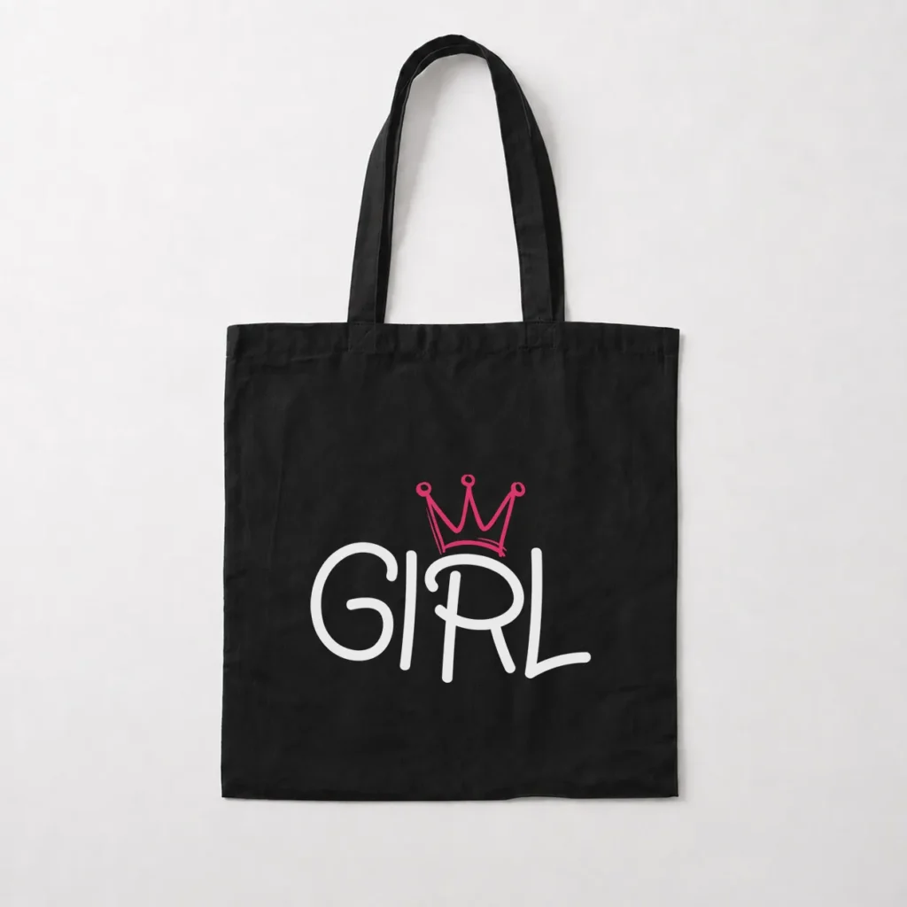 توت بگ طرح GIRL با تاج کد 21608
