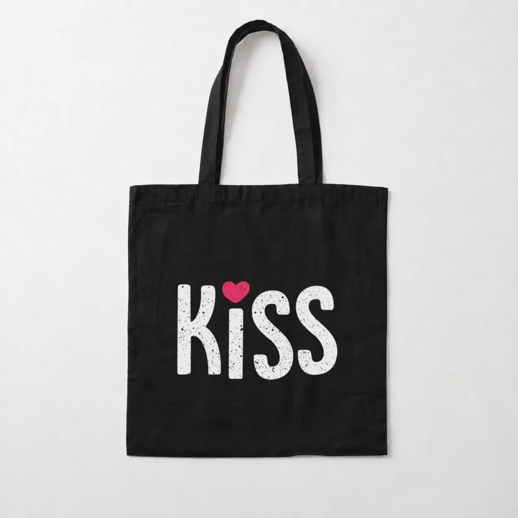 توت بگ طرح Kiss با قلب کد 21609