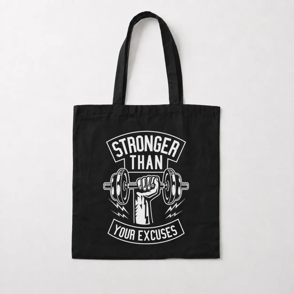 توت بگ بدنسازی طرح Stronger Than Your Excuses کد 21616