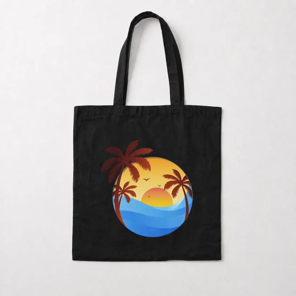 توت بگ طرح غروب ساحلی (Beach Sunset) کد 21627