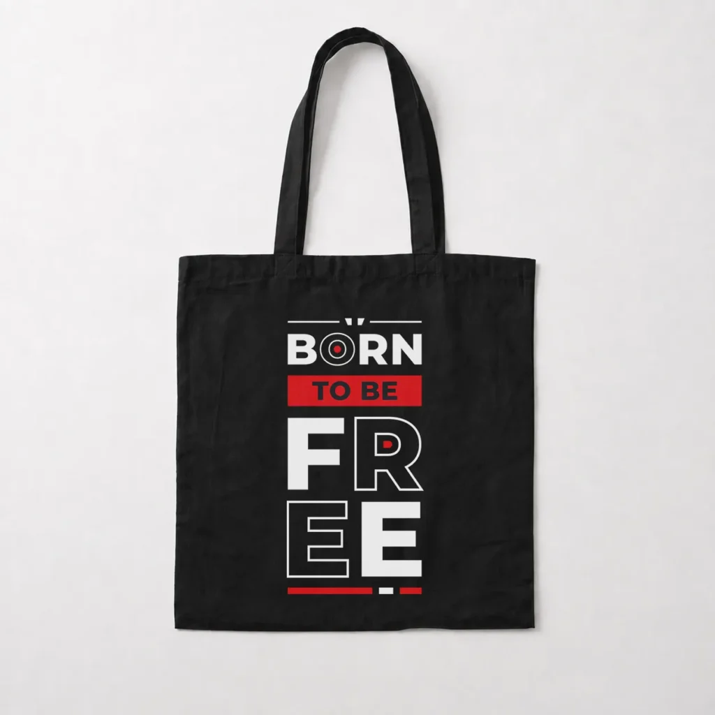 توت بگ تایپوگرافی Born to Be Free کد 21732