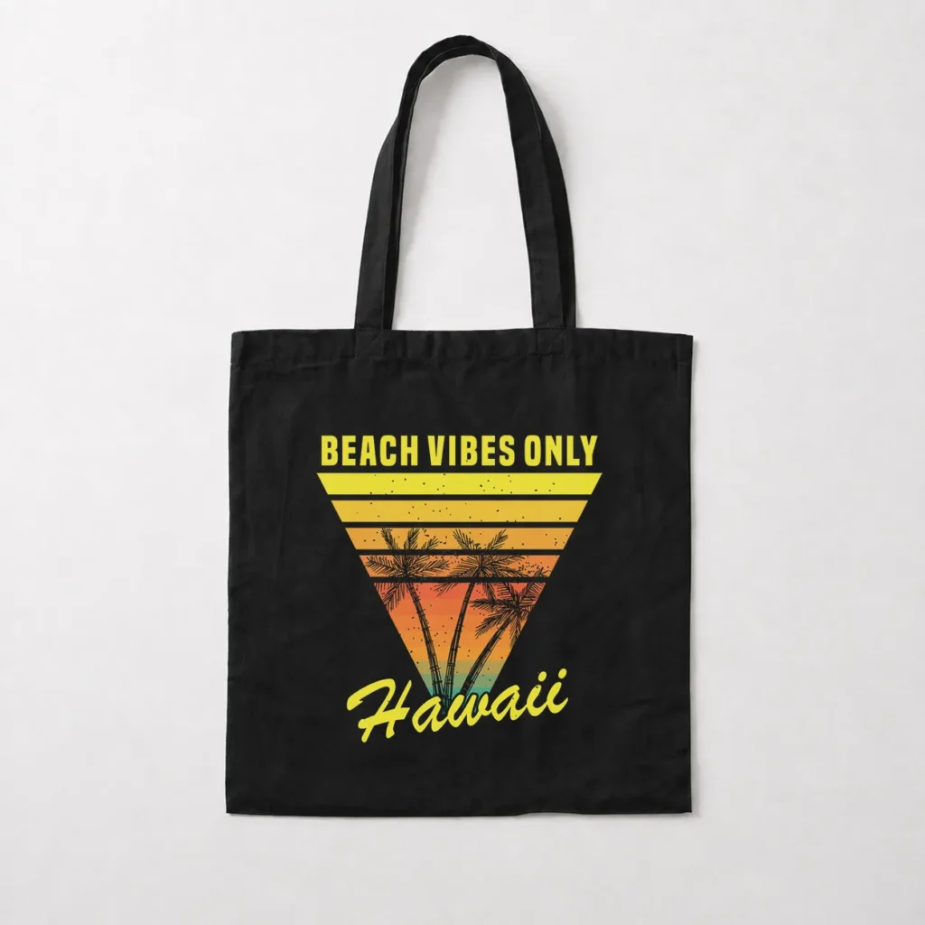 توت بگ هاوایی طرح غروب Beach Vibes Only کد 21781