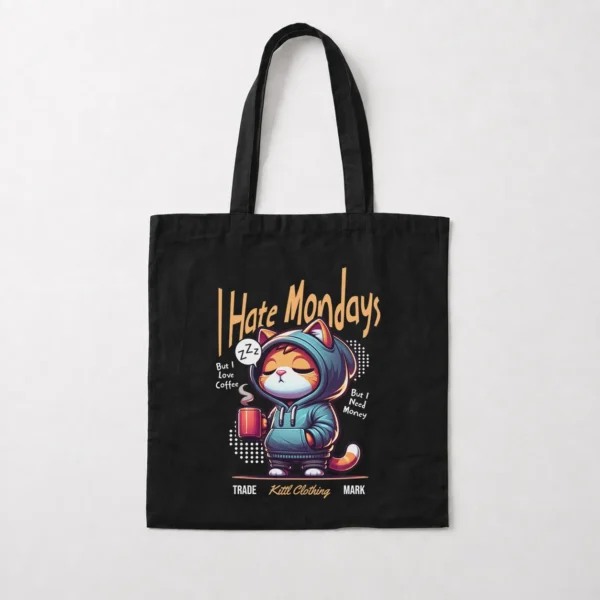 توت بگ گربه طرح I Hate Mondays کد 21819