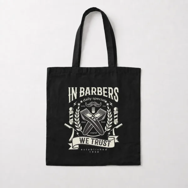 توت بگ آرایشگری طرح In Barbers We Trust کد 21862