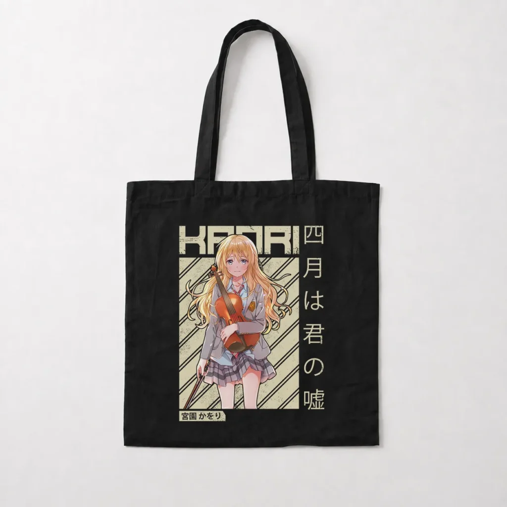 توت بگ انیمه دروغ آوریل طرح کائوری با ویولن (Your Lie in April, Kaori) کد 22400