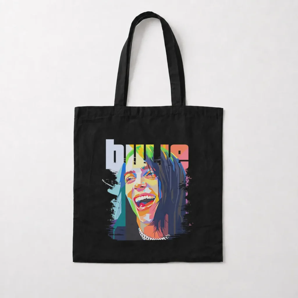 توت بگ طرح پاپ آرت بیلی آیلیش (Billie Eilish) کد 22733