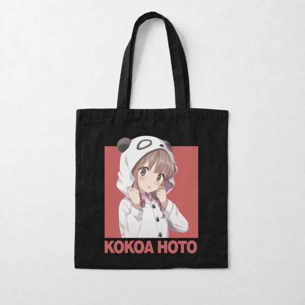 توت بگ انیمه دخترانه طرح کوکوا هوتو پاندا صورتی (Kokoa Hoto) کد 22838