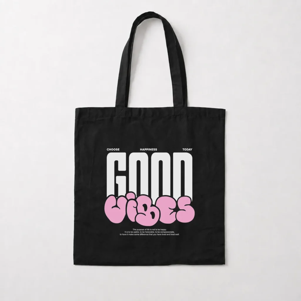 توت بگ حال و هوای مثبت طرح Good Vibes کد 2304