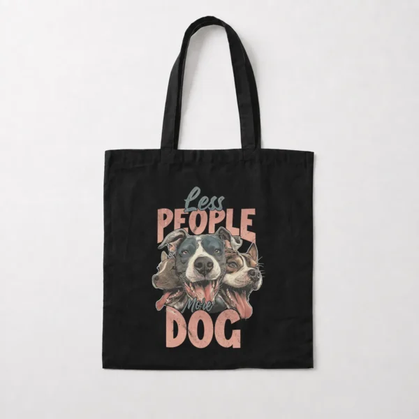 توت بگ سگ طرح Less People More Dog کد 23073