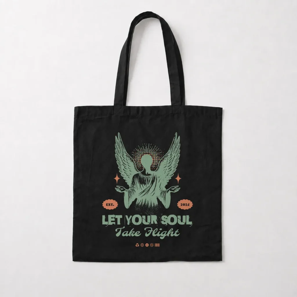 توت بگ انگیزشی طرح Let Your Soul Take Flight کد 23077