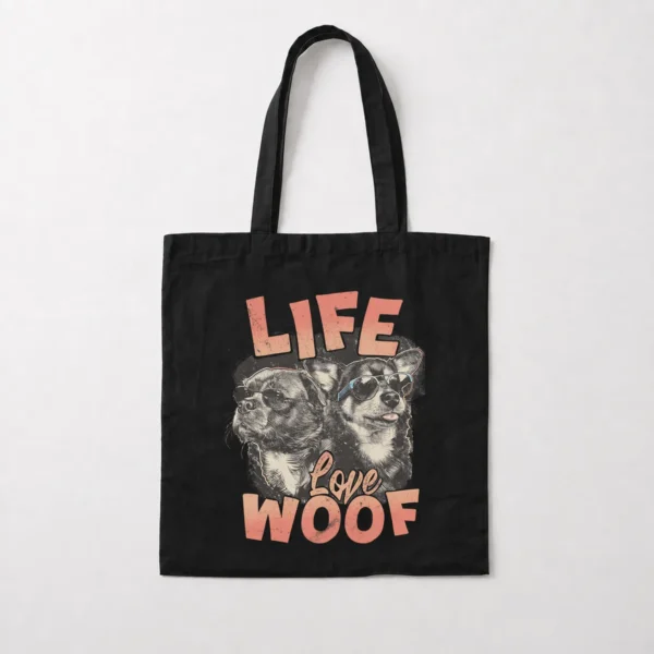 توت بگ سگ طرح Life Love Woof کد 23113