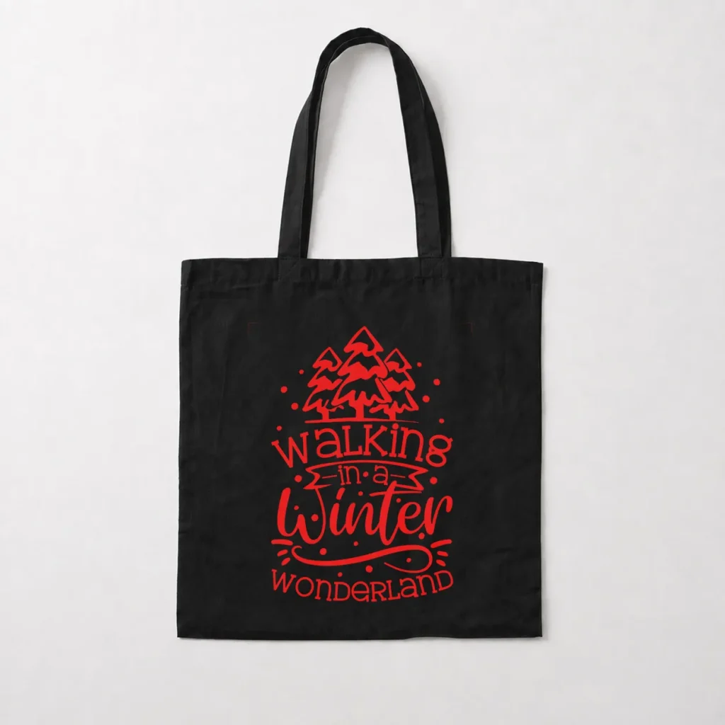 توت بگ زمستانی طرح Walking in a Winter Wonderland کد 2312