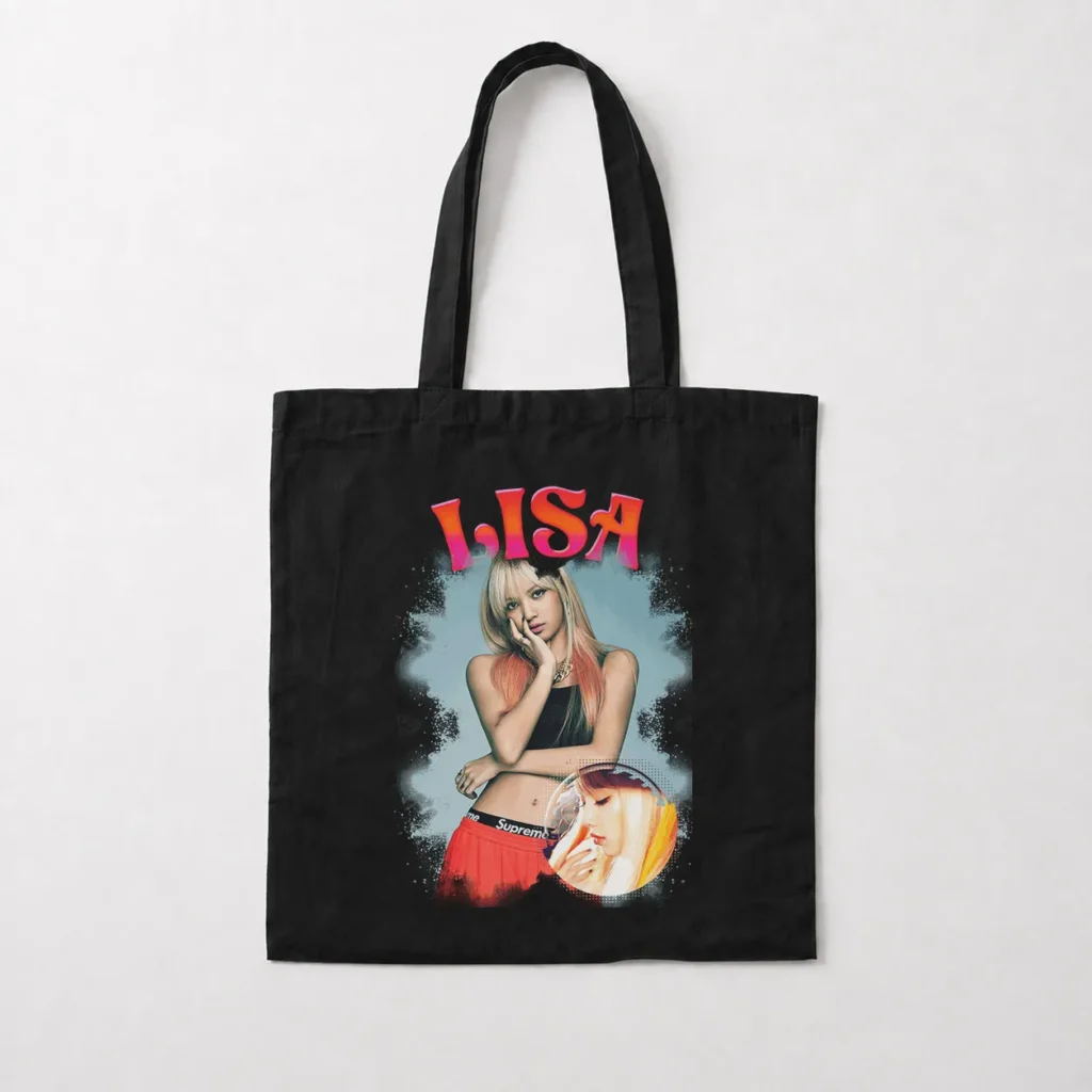 توت بگ بلک‌پینک طرح لیسا (Lalisa) کد 23143