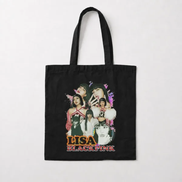 توت بگ بلک‌پینک طرح کلاژ لیزا (Lisa) کد 23152