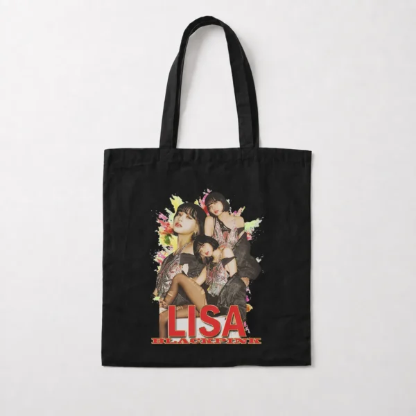 توت بگ بلک‌پینک طرح کلاژ فشن لیزا (Lisa) کد 23154