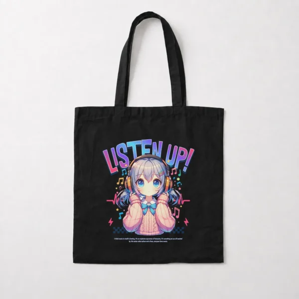 توت بگ انیمه دختر موزیک طرح Listen Up (Anime Music Girl) کد 23158