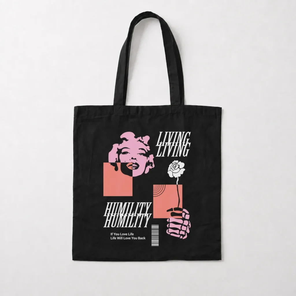 توت بگ پرتره طرح Living Humility کد 23170
