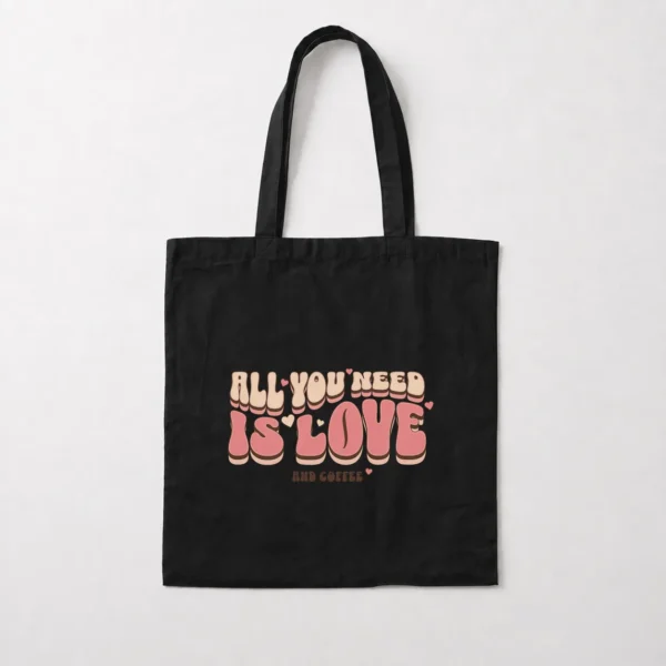 توت بگ عاشقانه طرح All You Need Is Love and Coffee کد 23222