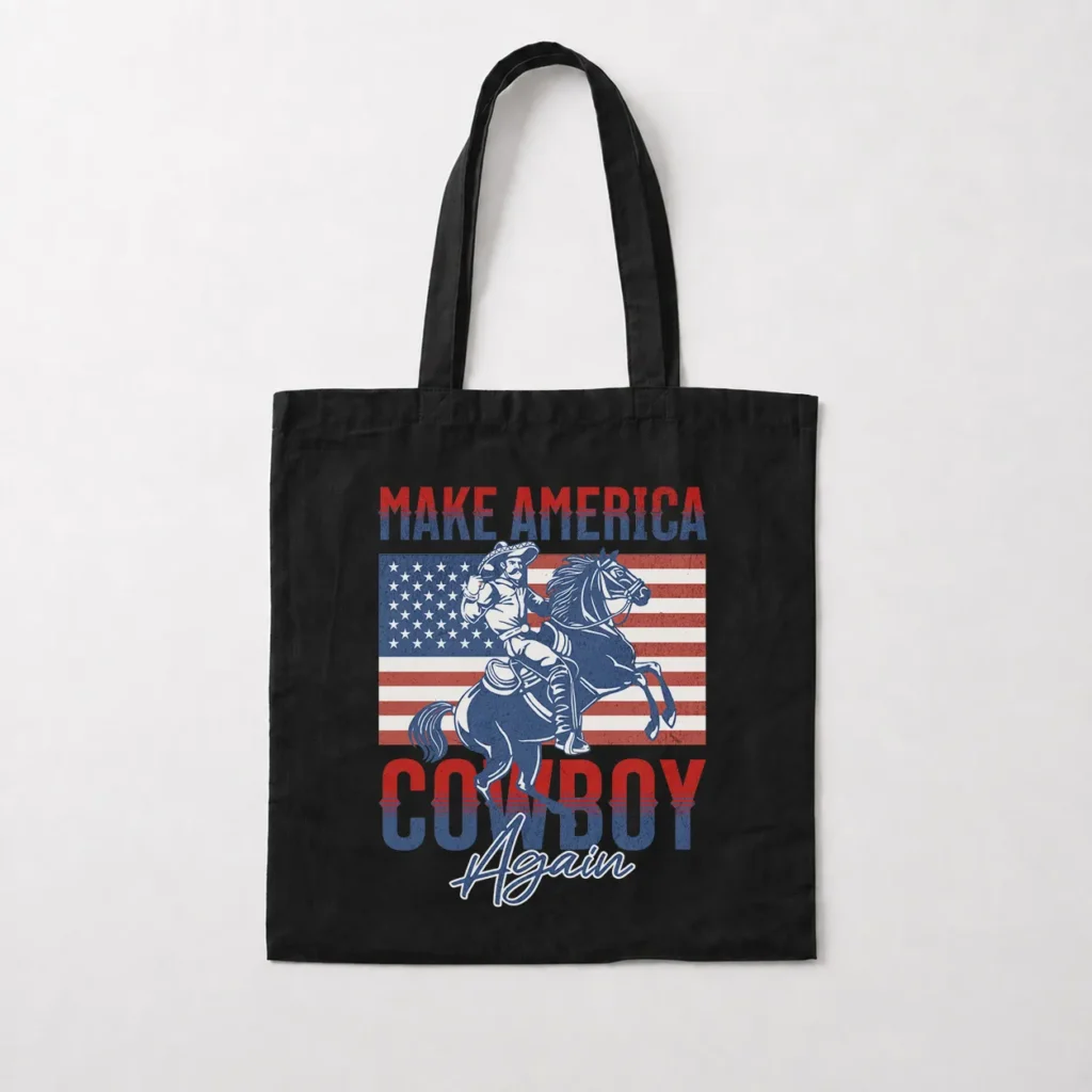توت بگ کابوی طرح Make America Cowboy Again کد 23534