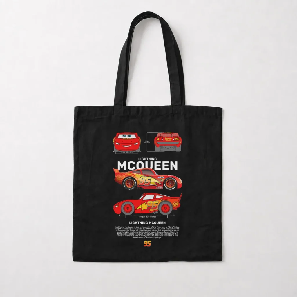 توت بگ انیمیشن کارز طرح لایتنینگ مک‌کویین (Lightning McQueen) کد 23677