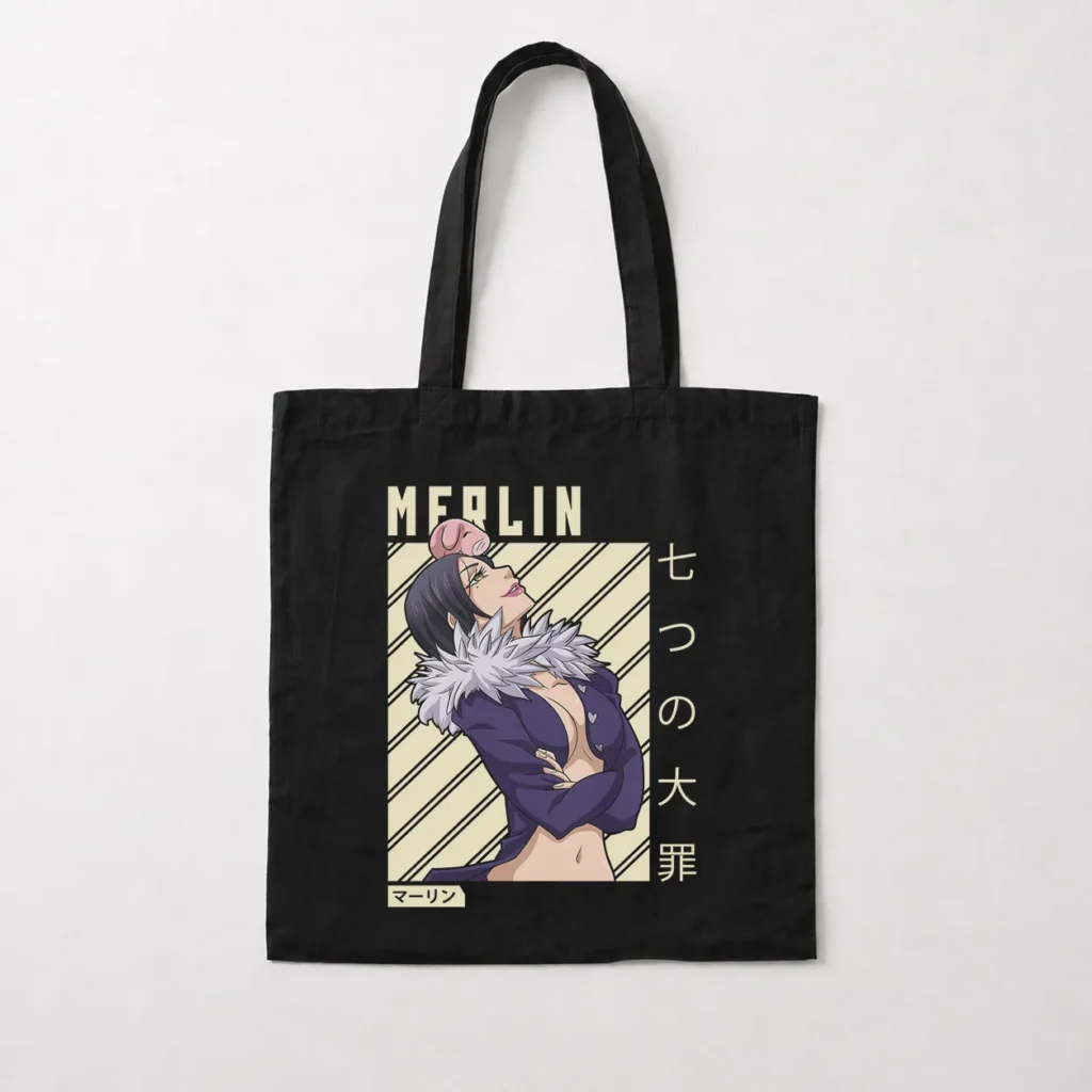 توت بگ انیمه هفت گناه مرگبار طرح مرلین (Merlin) کد 23802