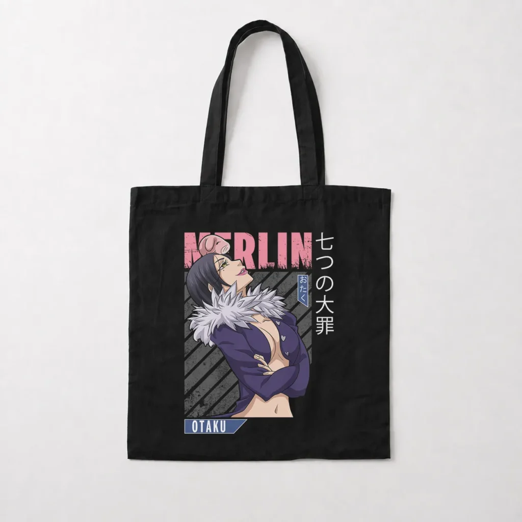 توت بگ انیمه هفت گناه مرگبار طرح مرلین اوتاکو (Merlin) کد 23803