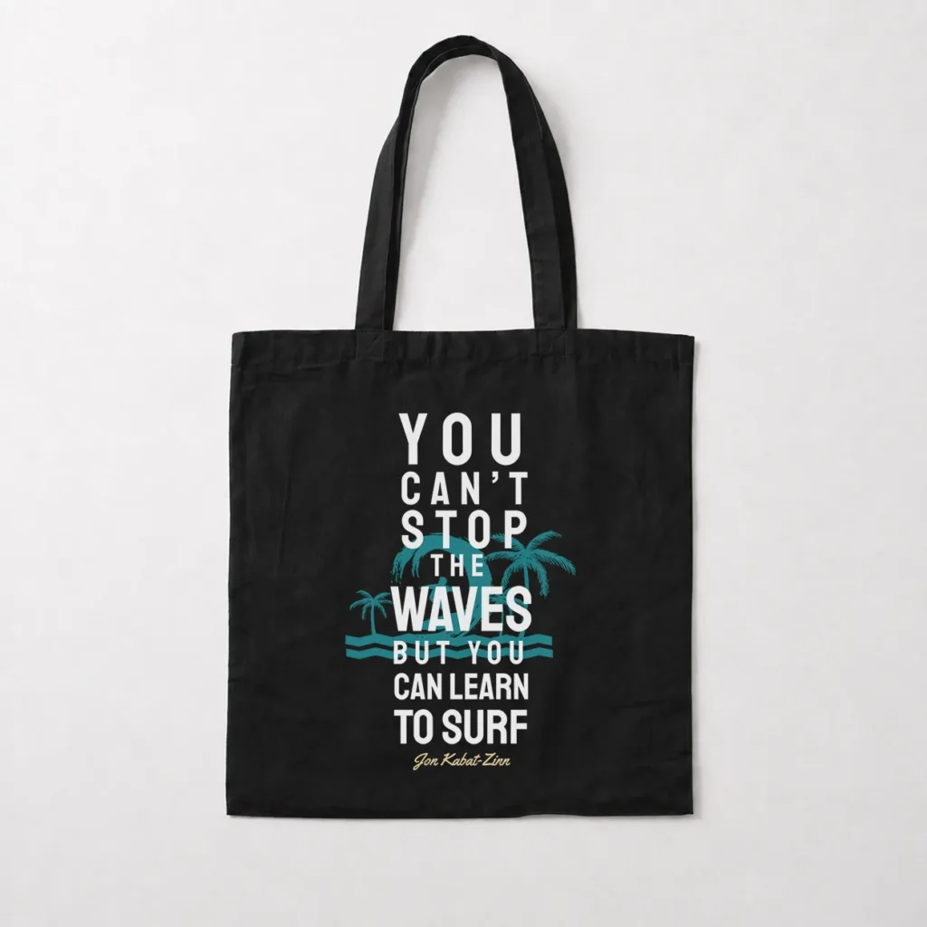 توت بگ موج‌سواری طرح You Can’t Stop The Waves کد 2481