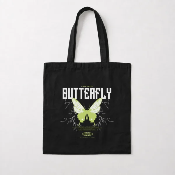 توت بگ پروانه روشن و نوشته Butterfly کد 255