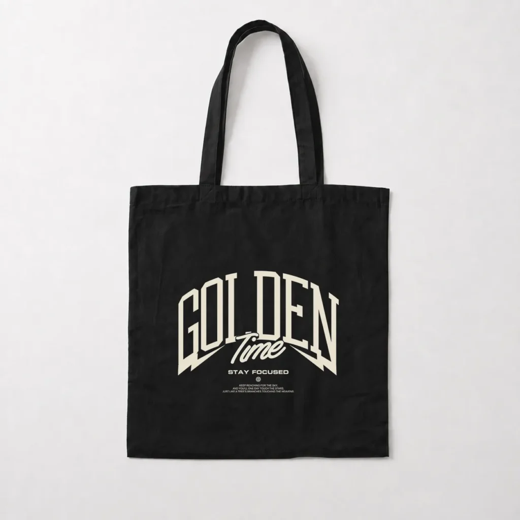 توت بگ تایپوگرافی Golden Time کد 2834