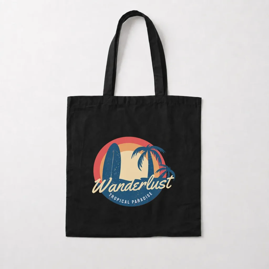 توت بگ تابستانی طرح Wanderlust Tropical Paradise کد 2982