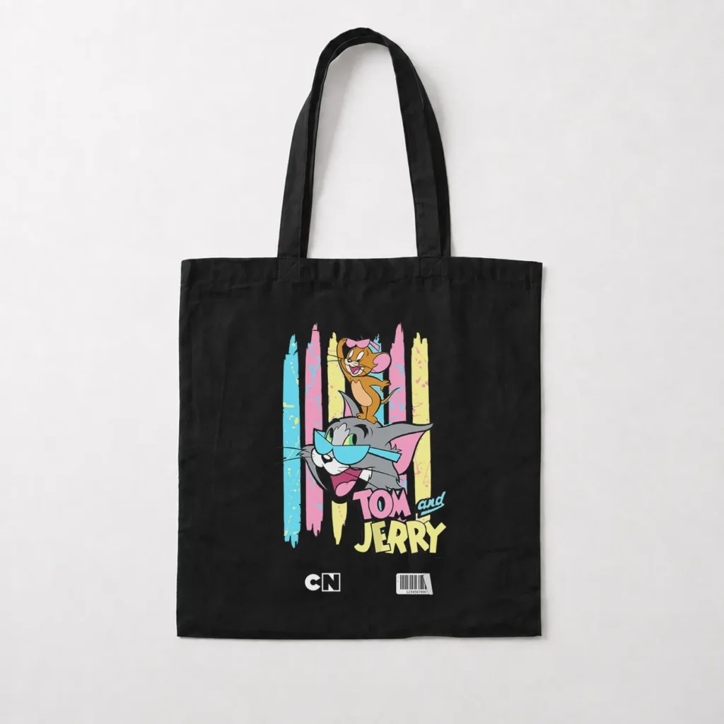توت بگ تام و جری طرح کارتونی رنگی (Tom and Jerry) کد 3000