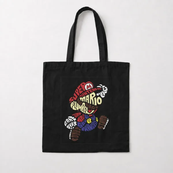 توت بگ سوپر ماریو طرح تایپوگرافی سیلوئت (Super Mario) کد 3005