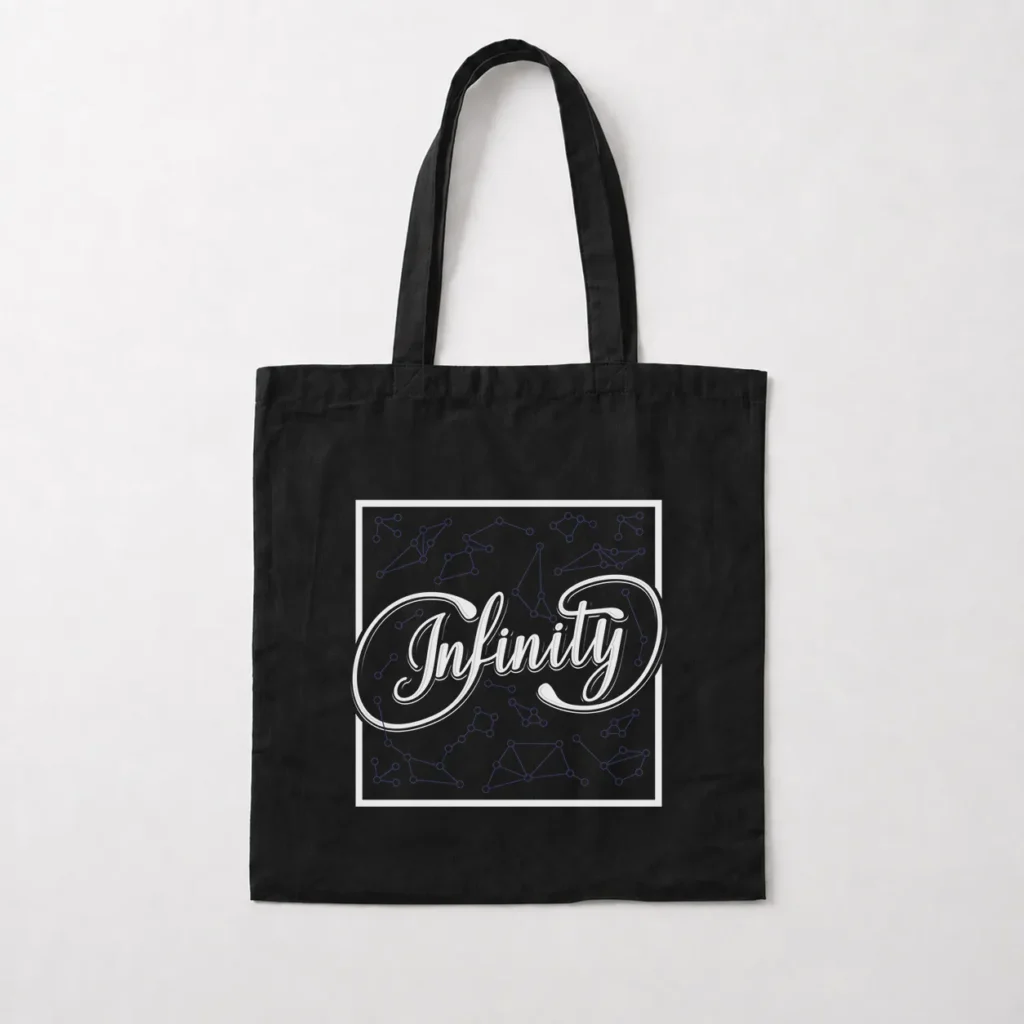 توت بگ تایپوگرافی Infinity طرح مینیمال کد 3069