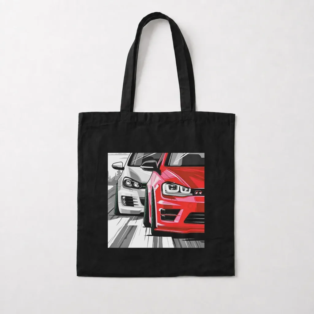 توت بگ فولکس واگن گلف طرح GTI (Volkswagen Golf) کد 3122