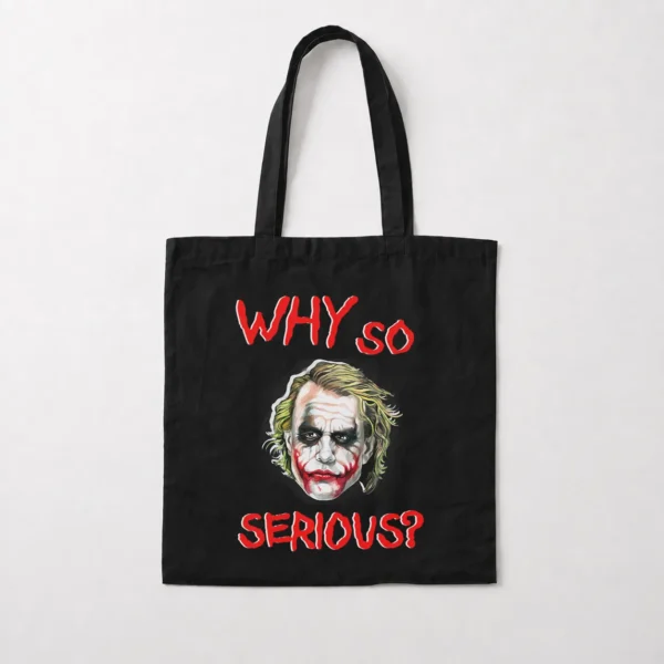 توت بگ دی‌سی طرح جوکر Why So Serious (Joker) کد 3264