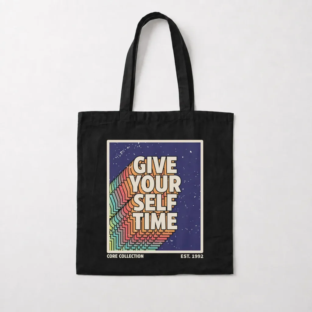 توت بگ انگیزشی طرح Give Yourself Time کد 3276