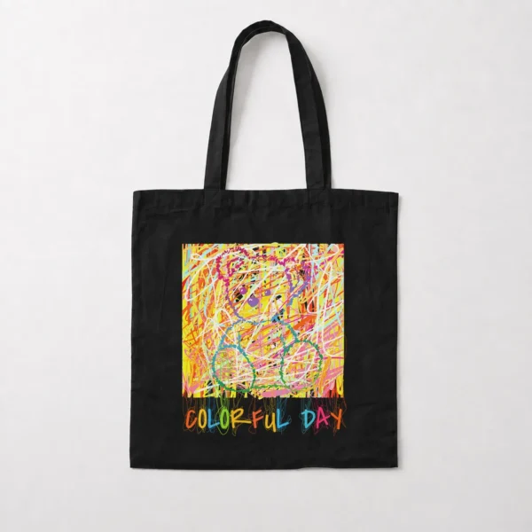 توت بگ نقاشی خط‌خطی و نوشته Colorful Day کد 356