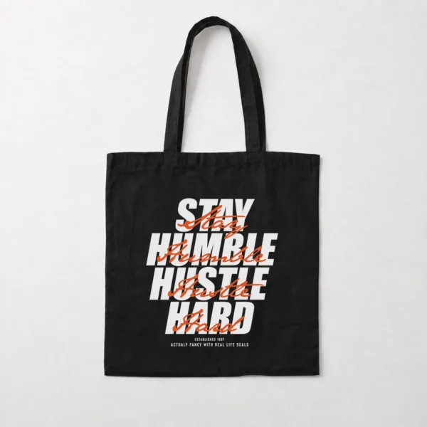 توت بگ انگیزشی نوشته Stay Humble Hustle Hard کد 3852