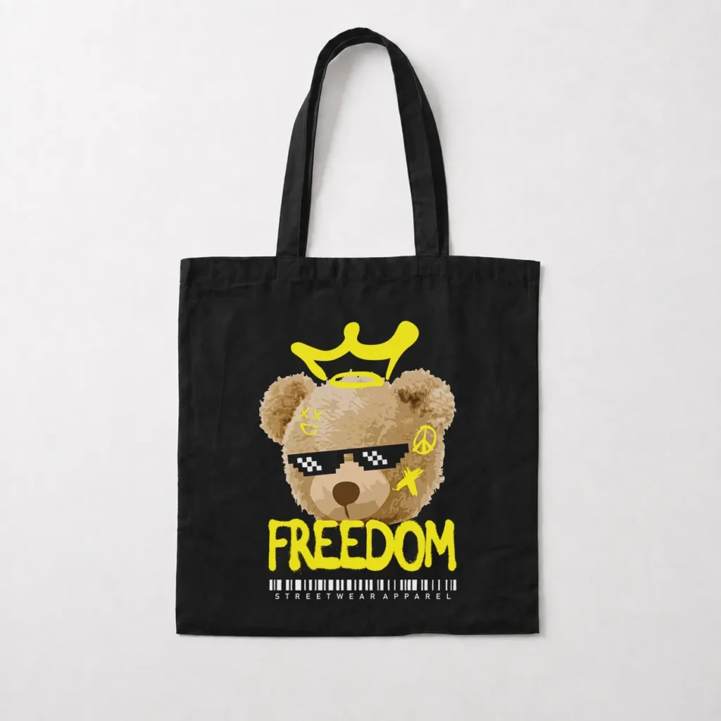 توت بگ خرس با تاج و عینک طرح Freedom کد 386