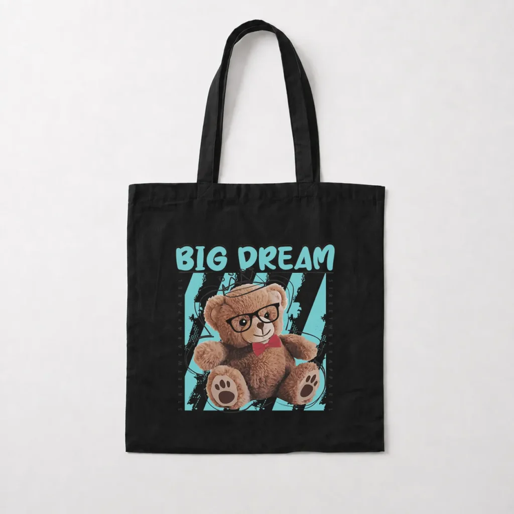 توت بگ خرس عینکی و نوشته Big Dream کد 390