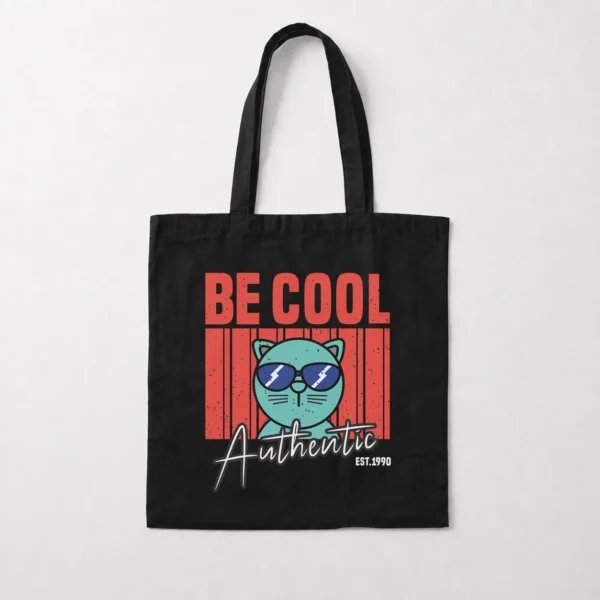 توت بگ گربه عینکی طرح Be Cool Authentic کد 3908