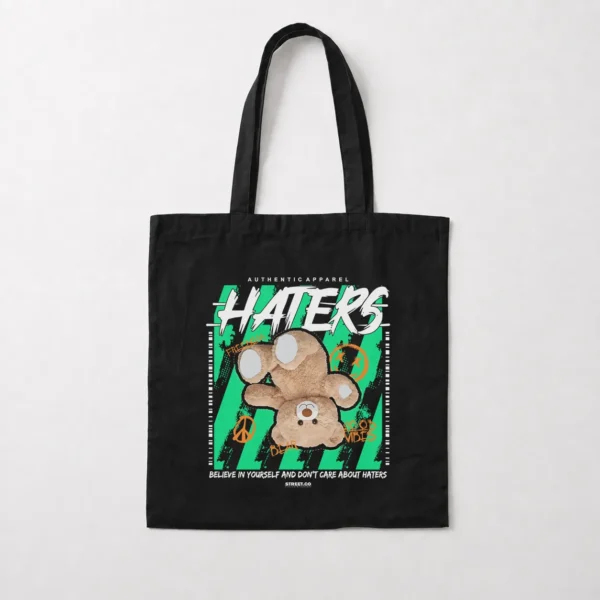 توت بگ خرس وارونه و نوشته Haters کد 398