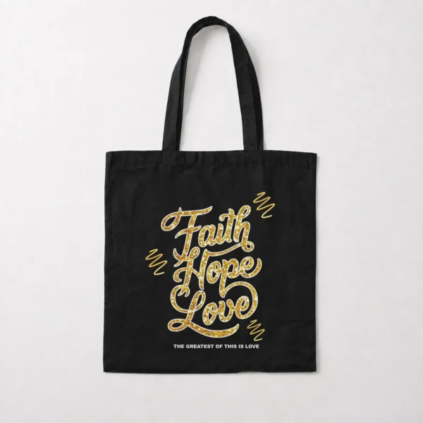 توت بگ حضرت عیسی نوشته Faith Hope Love کد 4301