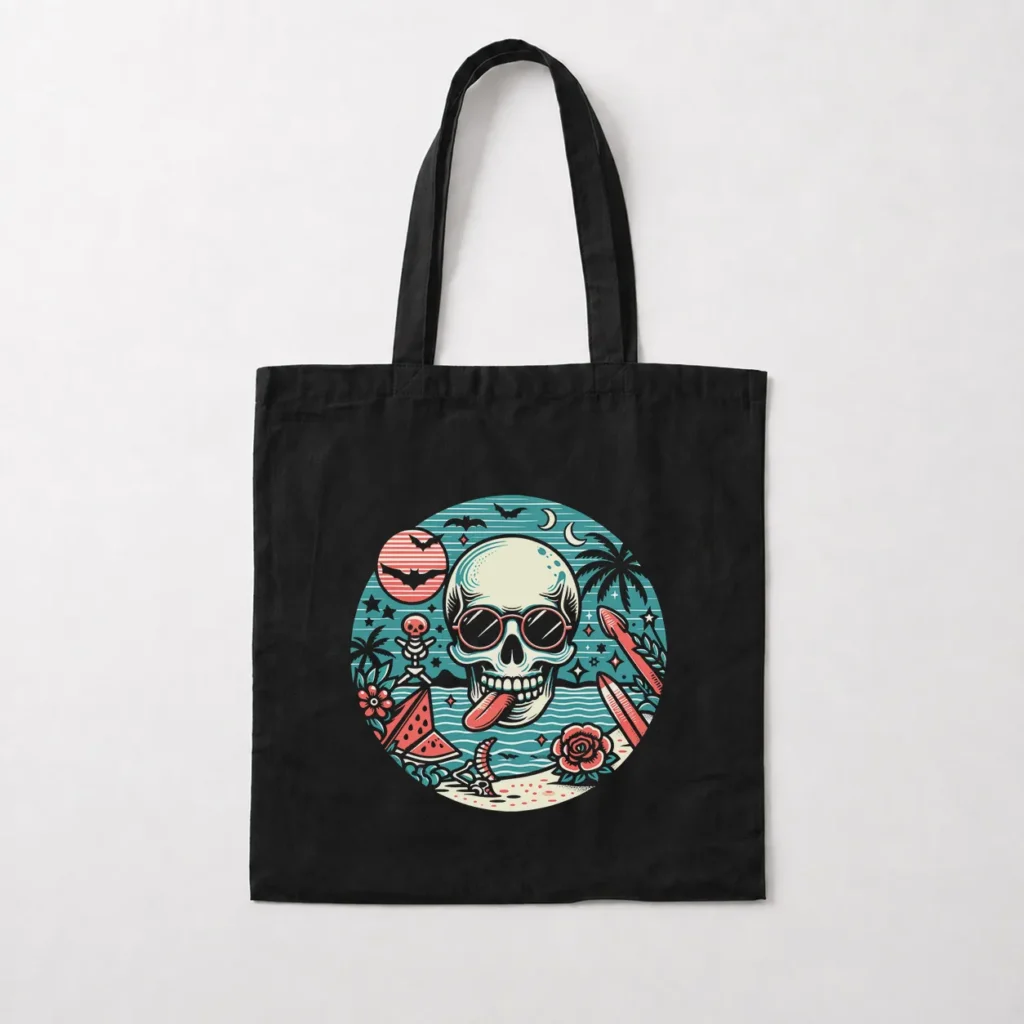 توت بگ جمجمه و موج ساحلی (Beach Skull) کد 45