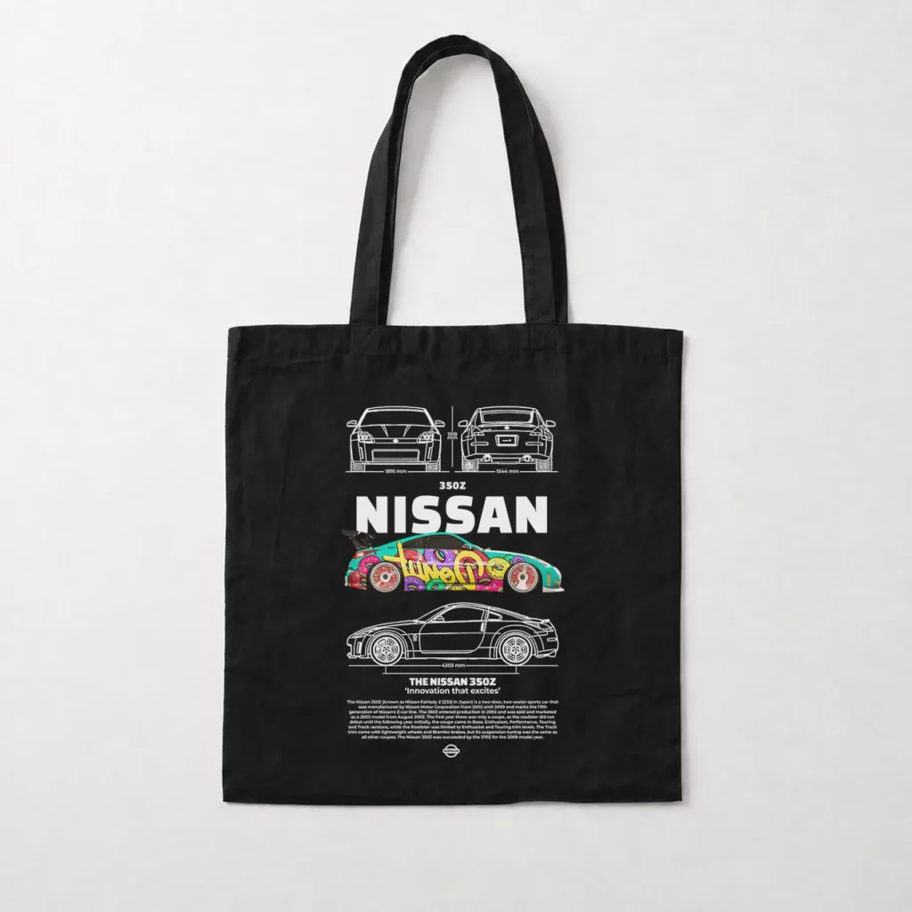 توت بگ نیسان طرح بلوپرینت 350Z (Nissan 350Z) کد 4809