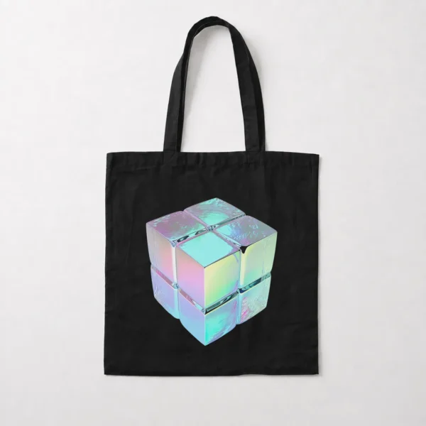 توت بگ طرح مکعب روبیک براق (Chrome Cube) کد 5059