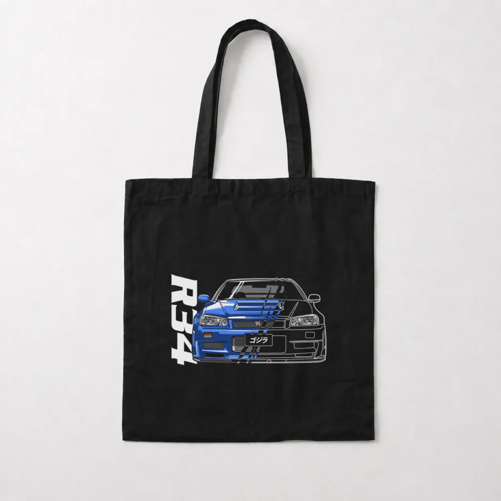 توت بگ نیسان اسکای‌لاین طرح آر۳۴ (Nissan Skyline R34) کد 506