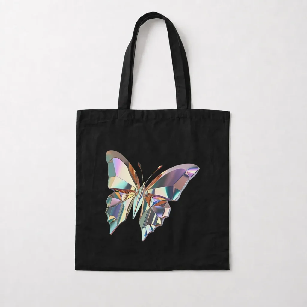 توت بگ طرح پروانه براق (Chrome Butterfly) کد 5079